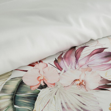 KOMPLET POŚCIELI SATYNOWEJ NIKA 42 160 X 200 CM BIAŁY