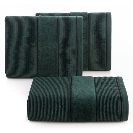 RĘCZNIK EMMA (10) 70 X 140 CM CIEMNOZIELONY