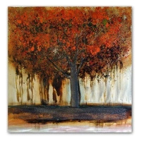 Obraz 100/100cm Rubini 2 ręcznie malowany na aluminium