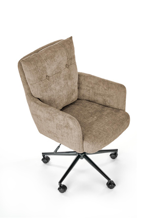 FLORES fotel obrotowy, jasny brąz (1p=1szt)