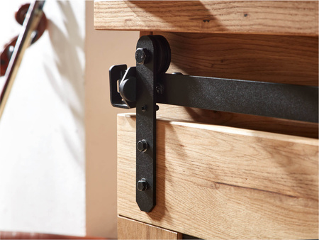 Duża komoda do salonu 198x83x42 cm dąb olejowany III WZ-0424