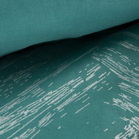 KOMPLET POŚCIELI W PUDEŁKU METALIC6 220 X 200 CM TURKUSOWY