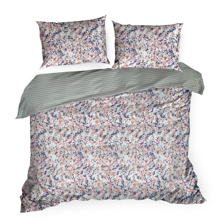 KOMPLET POŚCIELI ESPRIT 05 160 X 200 CM FIOLETOWY