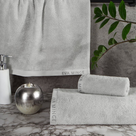 KOMPLET RĘCZNIKÓW VENUS 46 X 36 X 7 CM SREBRNY