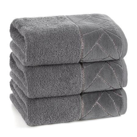 RĘCZNIK CLEO (04) 70 X 140 CM STALOWY