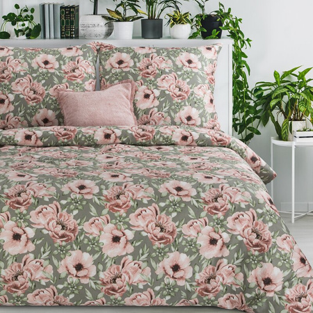 KOMPLET POŚCIELI SATYNOWEJ SPRING 53 220 X 200 CM RÓŻOWY