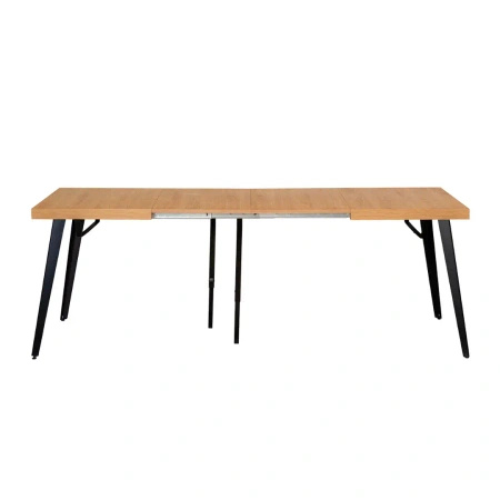 Stół rozkładany MINIMAX typ V 120 / 320 cm laminat dąb jasny