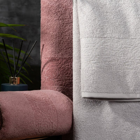 RĘCZNIK IRIS (02) 70 X 140 CM SREBRNY