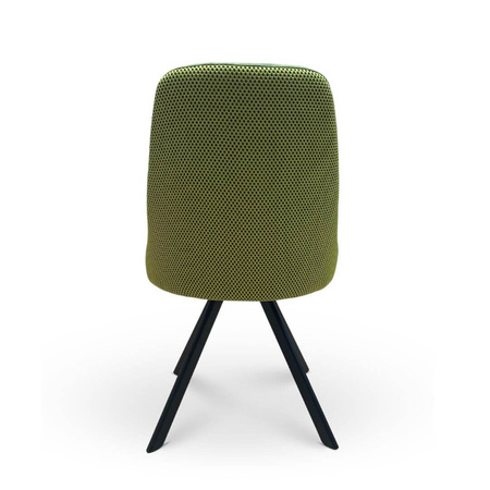Krzesło NERO zielone w tkaninie