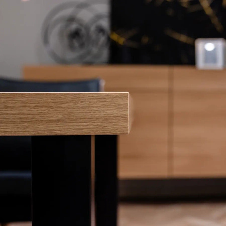 Stół rozkładany MINIMAX typ U 120 / 320 cm laminat dąb jasny