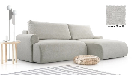 Narożnik MIKO 260x150 cm z funkcją spania