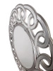 Lustro Avola 100cm ozdobne okrągłe w ażurowej artystycznej ramie