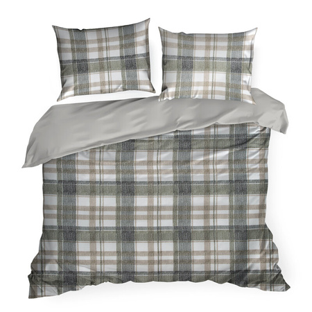 KOMPLET POŚCIELI SATYNOWEJ SPRING 58 220 X 200 CM SZARY