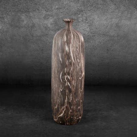 WAZON DEKORACYJNY MARIKA (02) O 13 X 52 CM BRĄZOWY