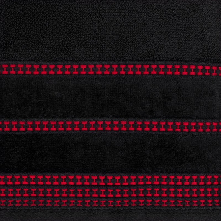 RĘCZNIK AMANDA (08) 70 X 140 CM CZARNY
