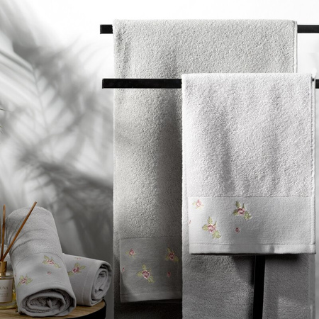 RĘCZNIK DALIA (04) 70 X 140 CM RÓŻOWY