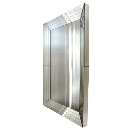 Lustro Nike glamour 90/150cm prostokątne w ramie z fazowanych lustrzanych elementów