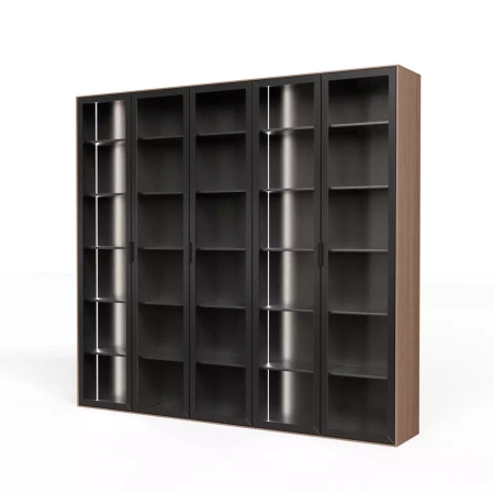Biblioteczka 250 Slim dąb orzech
