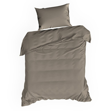 KOMPLET POŚCIELI NOVA3 160 X 200 CM JASNOBRĄZOWY