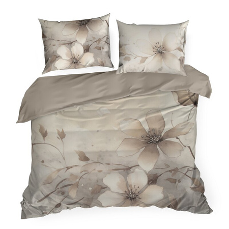 POŚCIEL FLORIN 220 X 200 CM BEŻOWY