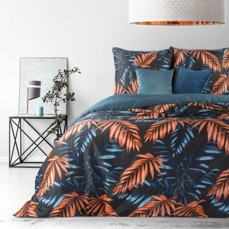 KOMPLET POŚCIELI SATYNOWEJ OVIEDO 160 X 200 CM WIELOKOLOROWY