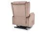 Fotel rozkładany Minos Velvet ciemny beżowy