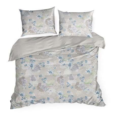 POŚCIEL D91 JULIA 220 X 200 CM POPIELATY