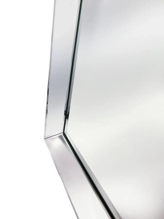 Lustro Lyssa 80/120cm klasyczne prostokątne w prostej lustrzanej ramie