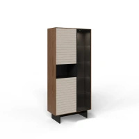 Witryna 92 Slim Kaszmir dąb orzech