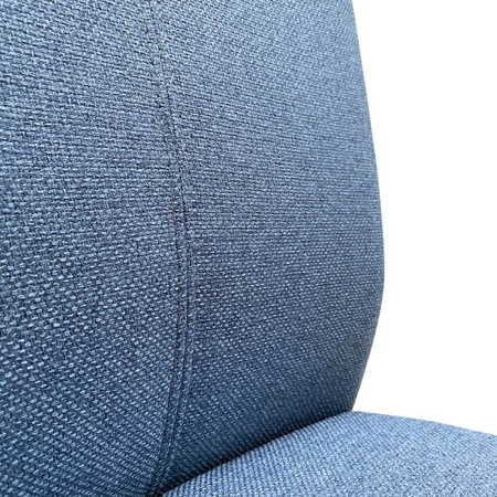 Krzesło PRASAL niebieskie w tkaninie