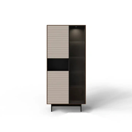 Witryna 92 Slim Kaszmir dąb orzech