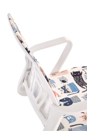 ORIS fotel obrotowy, wielokolorowy