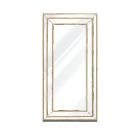 Lustro Sharon 180/90cm glamour złote w formie prostokąta