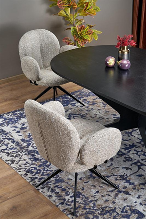 SANDRO stół rozkładany, czarny (2p=1szt)