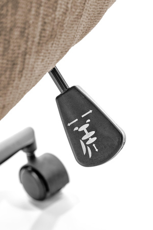 FLORES fotel obrotowy, jasny brąz (1p=1szt)