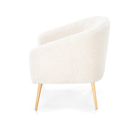 GRIFON 2 fotel wypoczynkowy kremowy / naturalny (1p=1szt))