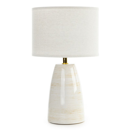 LAMPA DEKORACYJNA GRACE (01) O 23 X 39 CM KREMOWY