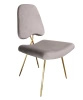 Krzesło Salvadore jasnoszare