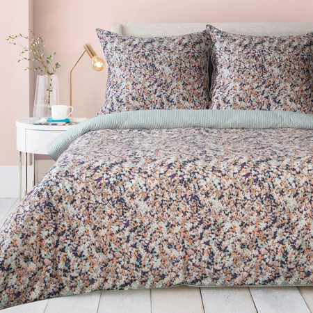 KOMPLET POŚCIELI ESPRIT 05 220 X 200 CM FIOLETOWY