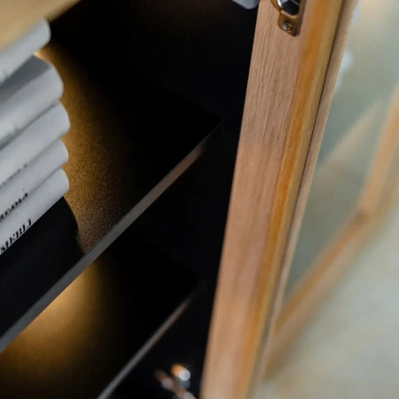 Nowoczesna biblioteczka 6-drzwiowa 39x305x230 cm Ambasador