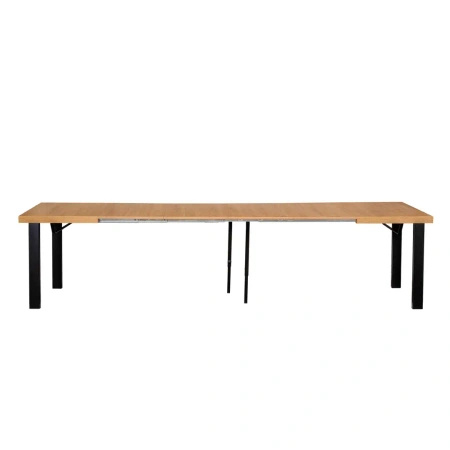 Stół rozkładany MINIMAX typ C 120 / 320 cm laminat dąb jasny