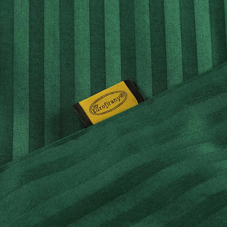 KOMPLET POŚCIELI SATYNOWEJ VERA 220 X 200 CM CIEMNOZIELONY