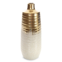 WAZON DEKORACYJNY MAX O 17 X 41 CM KREMOWY