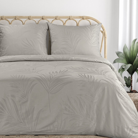 KOMPLET POŚCIELI ŻAK 220 X 200 CM SZAROBEŻOWY