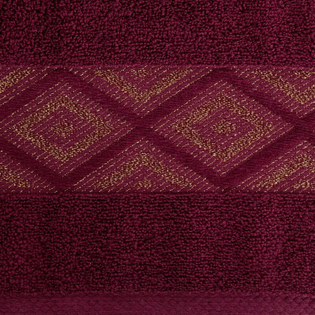 RĘCZNIK AZARI (04) 70 X 140 CM BORDOWY