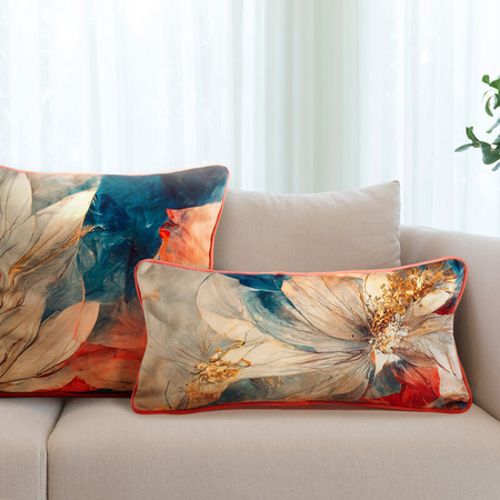 POSZEWKA AMIRA 60 X 60 CM TURKUSOWY