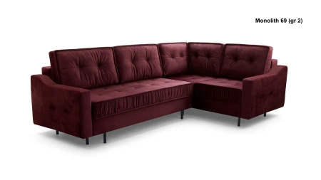 Narożnik AKITA 289x185 cm z funkcją spania