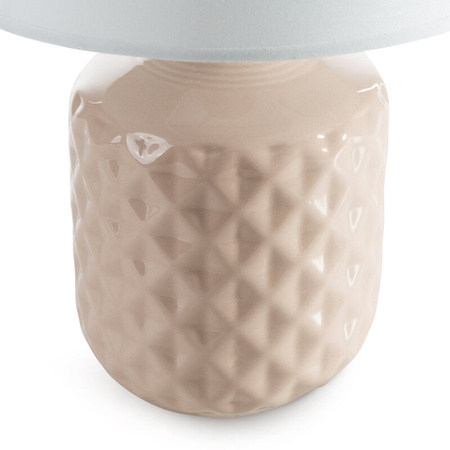 LAMPA O 28 X 44 CM BIAŁY