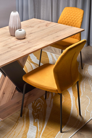 XARELTO stół rozkładany dąb wotan - czarny (2p=1szt)