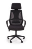 VALDEZ fotel pracowniczy czarny / czarny